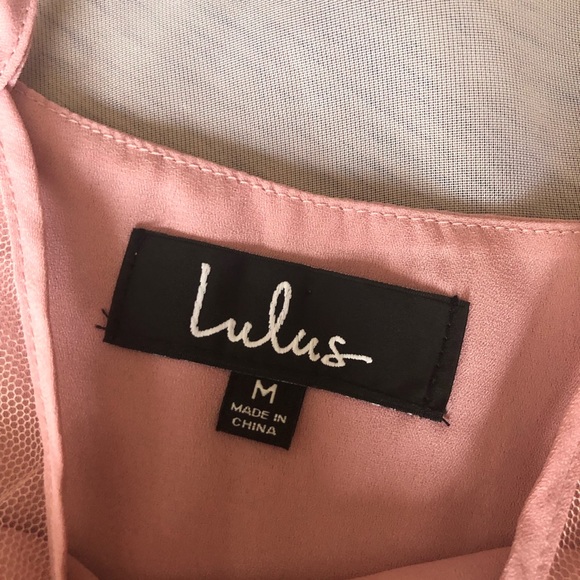 Lulu ‘s Sweet Fling Mauve Pink Mesh Tank Top - Picture 4 of 5